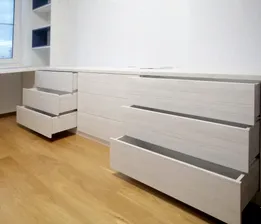 Детская мебель с мягким элементом в комнату мальчика