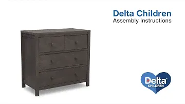 Delta Children Cambridge 3 Drawer Dresser Assembly Video