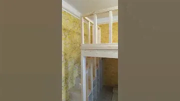 Второй ярус в детской комнате + лестница-шкафчики