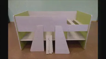 Сборка детской кровати Легенда 6