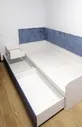 Детская мебель с мягким элементом в комнату мальчика