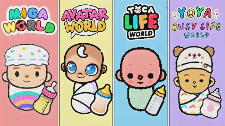 МЛАДЕНЦЫ 👶 в AVATAR WORLD 🍼 TOCA LIFE WORLD 🐣  MIGA WORLD  🤰 YOYA - СЕКРЕТЫ !