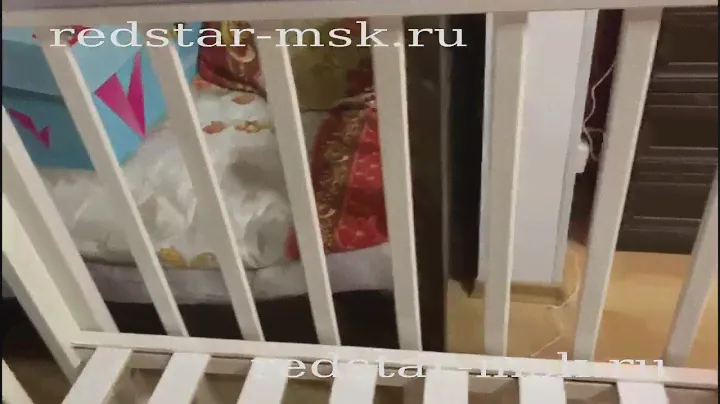 Детская кроватка Красная Звезда (Можга) Марина С702 в ванильном цвете!