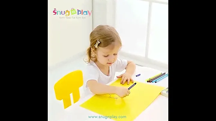 Kids Plastic Table and Chairs Set (2 Chairs Included)