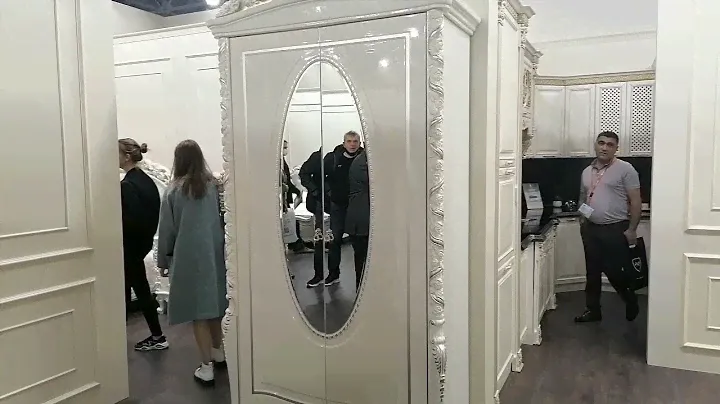 Детская Виттория с 2 дверным шкафом Крем глянец Фортуна мебель.