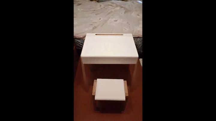 Детская парта из массива дуба wo-furniture