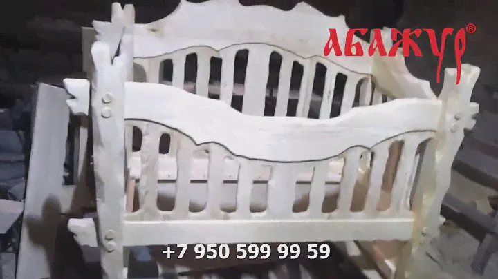 Мебель под старину Абажур Кроватка детская из натурального дерева