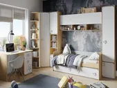 Детская мебель Мегаполис, белый с рисунком арт. 5502300990002