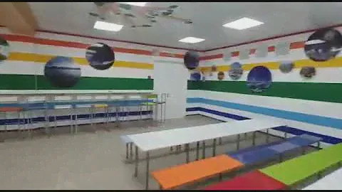 Видео-показ мебели детского центра производства SANDSTOL