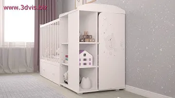 Видеопрезентация кровати Polini kids French 800