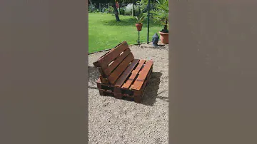 Садовая мебель из поддонов 🏠