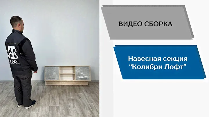 Детская спальня Колибри-Лофт. Навесная секция