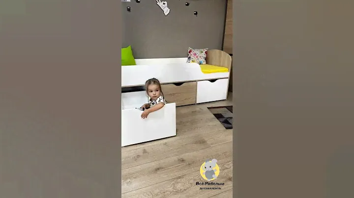 Кровать 80х160 с тремя ящиками Малыш мини. ✅ Подролнее в Telegram (ссылка в описании)