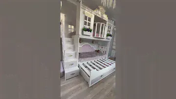Вот это кровать! 😲 #мебель #детская #мебельизфанеры #детскаямебель
