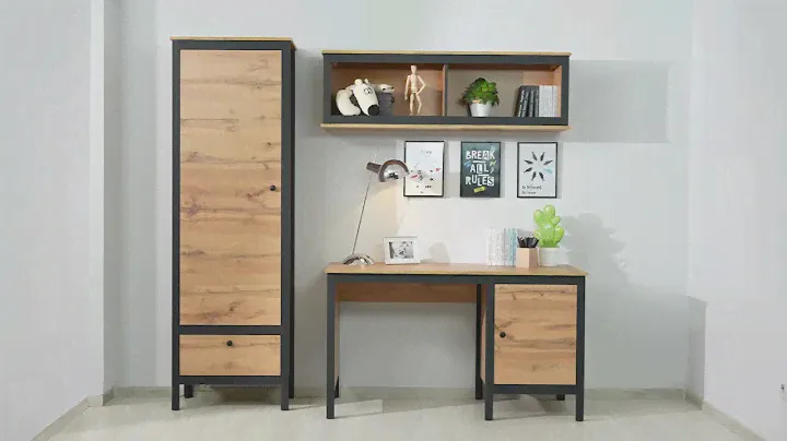 Комплект мебели в детскую для школьника из коллекции LOFT (лофт) от фабрики BRW